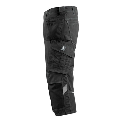 Black - Side - Mascot Mens Unique Holster Pocket Trousers