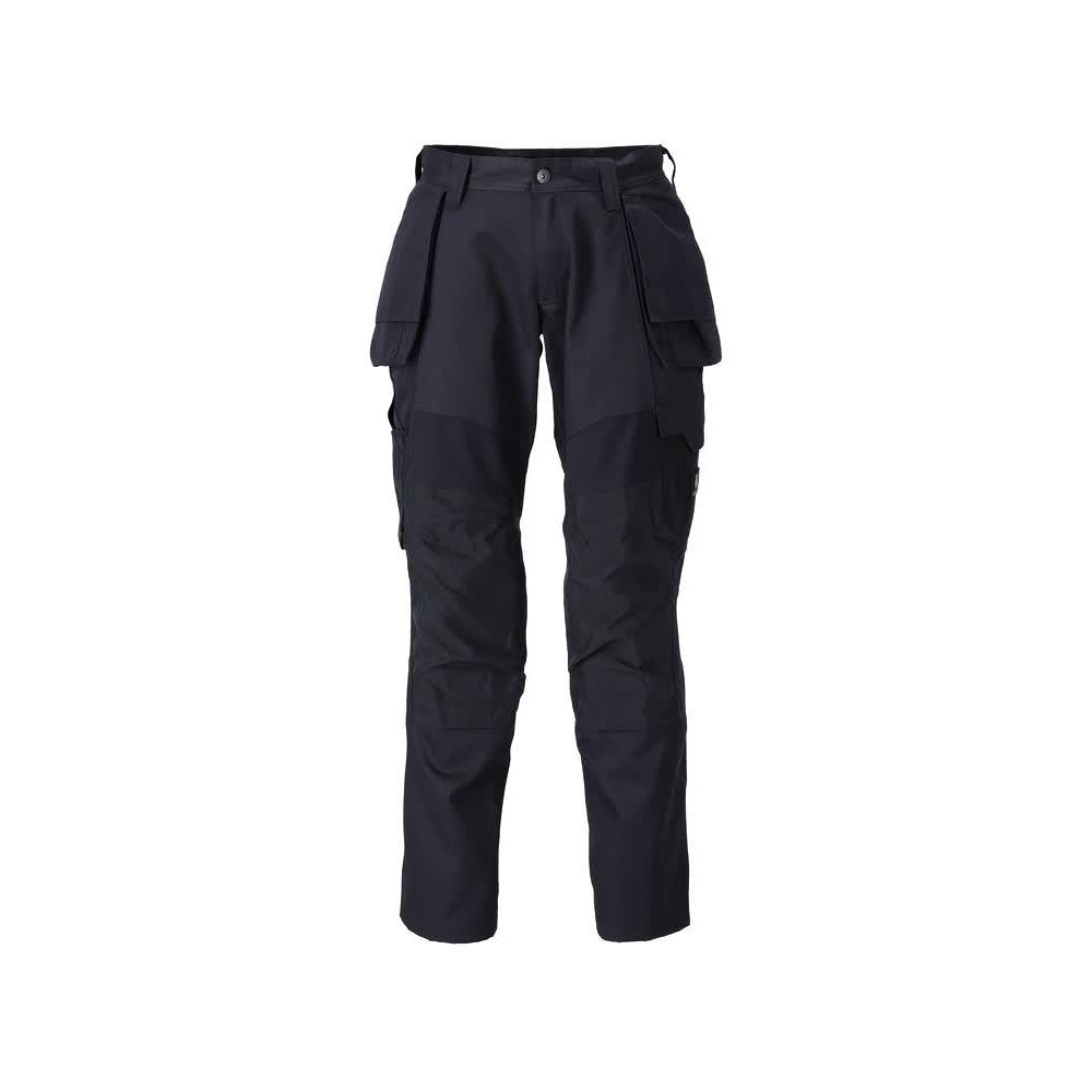 Dark Navy - Front - Mascot Mens Accelerate Holster Pocket Trousers