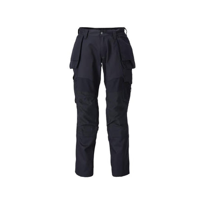 Dark Navy - Front - Mascot Mens Accelerate Holster Pocket Trousers