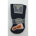 Black - Back - Mens Extra Wide Comfort Fit Wide Feet Diabetic Socks (3 Pairs)
