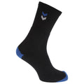 Black - Back - Mens Assorted Motif Sport Socks (5 Pairs)