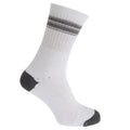 White - Side - Mens Assorted Emblem Sport Socks (5 Pairs)