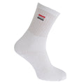 White - Close up - Mens Assorted Emblem Sport Socks (5 Pairs)