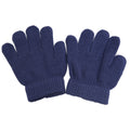 Navy - Front - Childrens-Kids Winter Magic Gloves