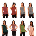 Assorted Womens Tops (Set of 70) - Front - Bulk, Wholesale, Job Lot, Clearance Assorted Clothing (Dresses, Tops, Footwear And More)