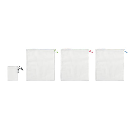 White - Back - MidOcean Veggie RPET Shopper Bag (Pack of 3)