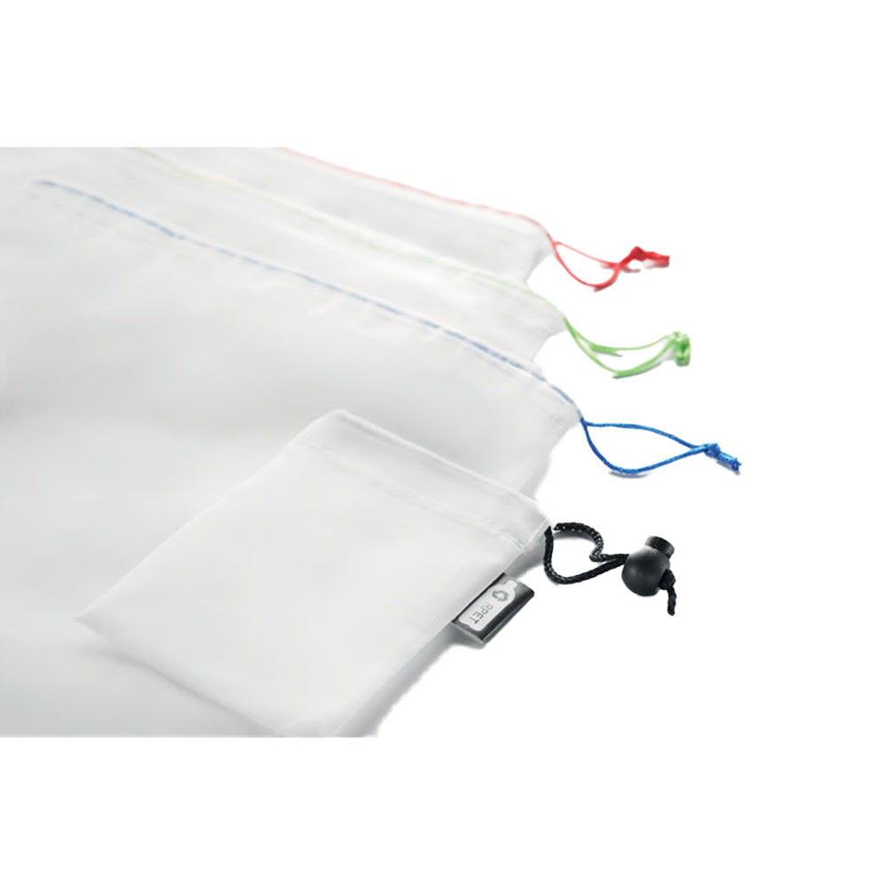White - Side - MidOcean Veggie RPET Shopper Bag (Pack of 3)
