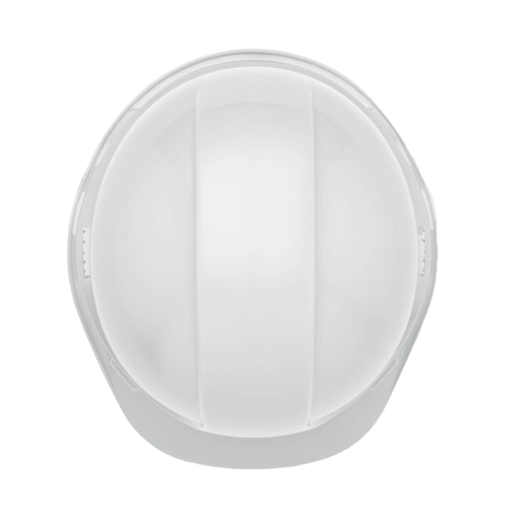 White - Back - MidOcean Helm ABS Plastic Safety Helmet