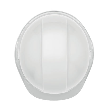 White - Back - MidOcean Helm ABS Plastic Safety Helmet