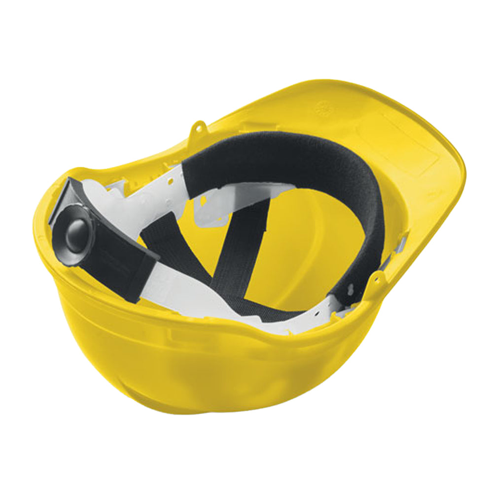 Yellow - Side - MidOcean Helm ABS Plastic Safety Helmet