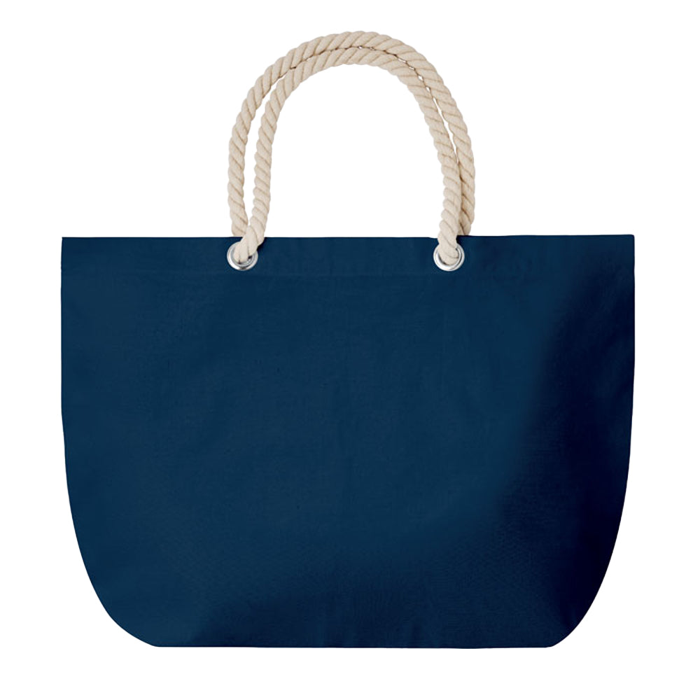 Blue - Front - MidOcean Menorca Beach Shopper Bag