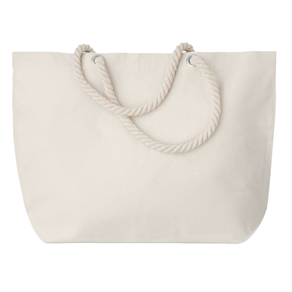 Beige - Front - MidOcean Menorca Beach Shopper Bag