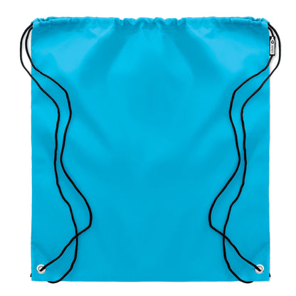 Turquoise - Back - MidOcean Shooppet RPET 190T Drawstring Bag