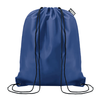 Blue - Front - MidOcean Shooppet RPET 190T Drawstring Bag