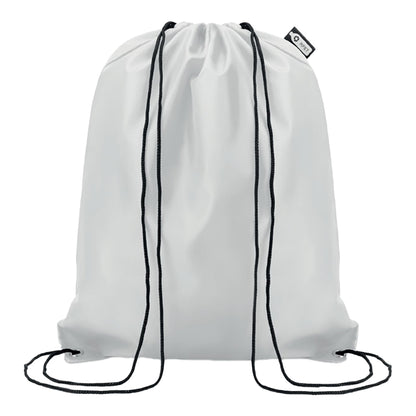 White - Front - MidOcean Shooppet RPET 190T Drawstring Bag