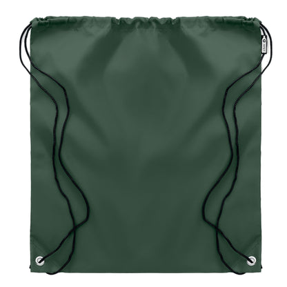 Dark Green - Back - MidOcean Shooppet RPET 190T Drawstring Bag