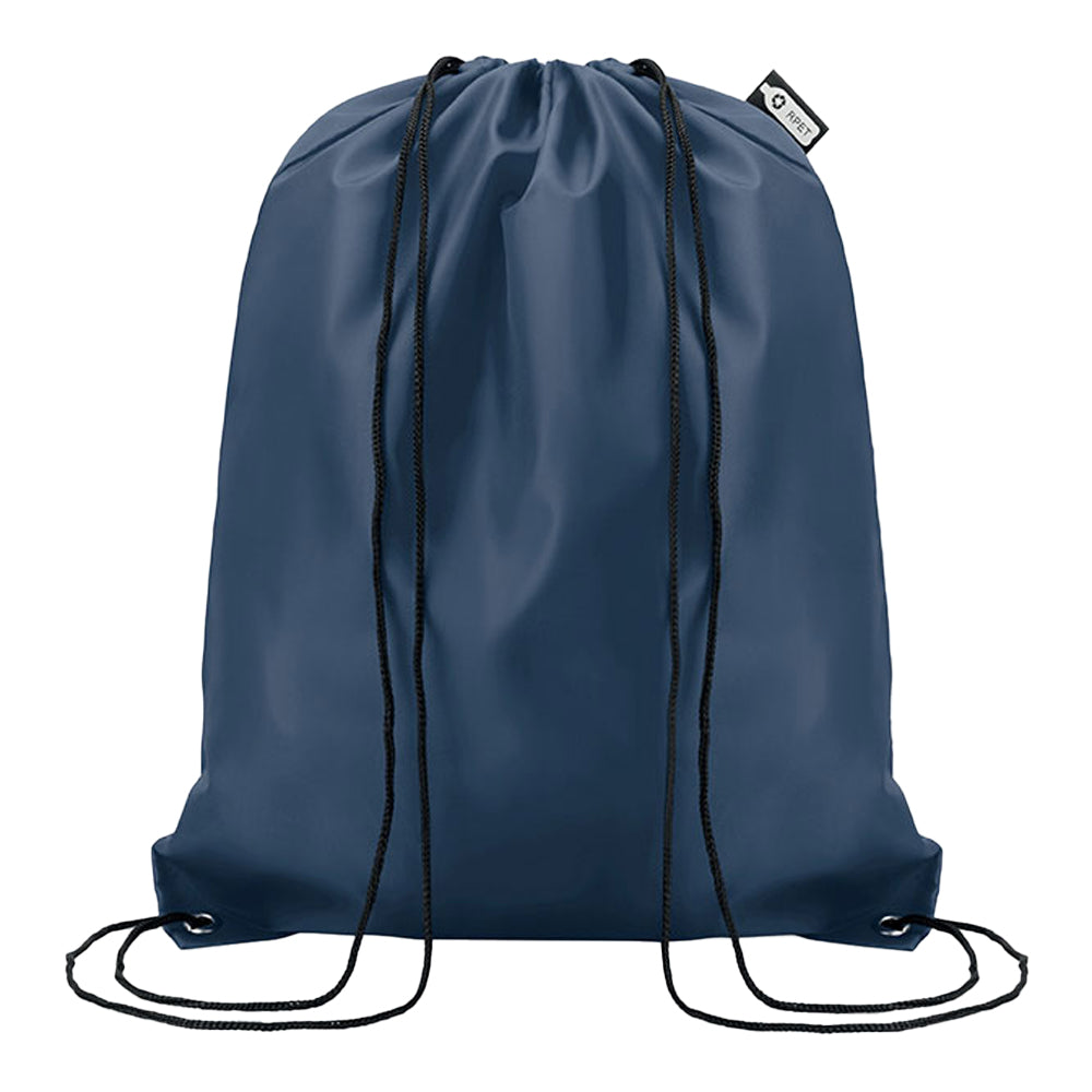 French Navy - Front - MidOcean Shooppet RPET 190T Drawstring Bag