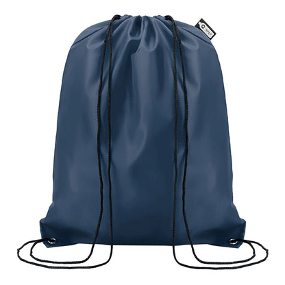 French Navy - Front - MidOcean Shooppet RPET 190T Drawstring Bag