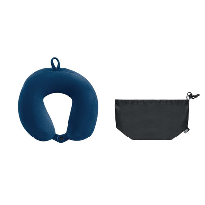 Blue - Pack Shot - MidOcean Hedrest Travel Pillow