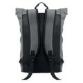 Stone Grey - Back - MidOcean Laptosa Roll Top PU Laptop Backpack