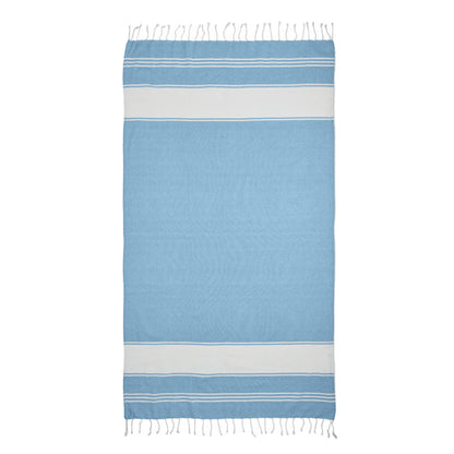 Turquoise - Side - MidOcean Hammam Towel Drawstring Bag Set