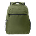 Army Green - Front - MidOcean Puter - Topper Plain RPET Laptop Backpack