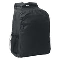Black - Side - MidOcean Puter - Topper Plain RPET Laptop Backpack
