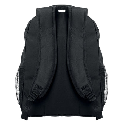 Black - Back - MidOcean Puter - Topper Plain RPET Laptop Backpack