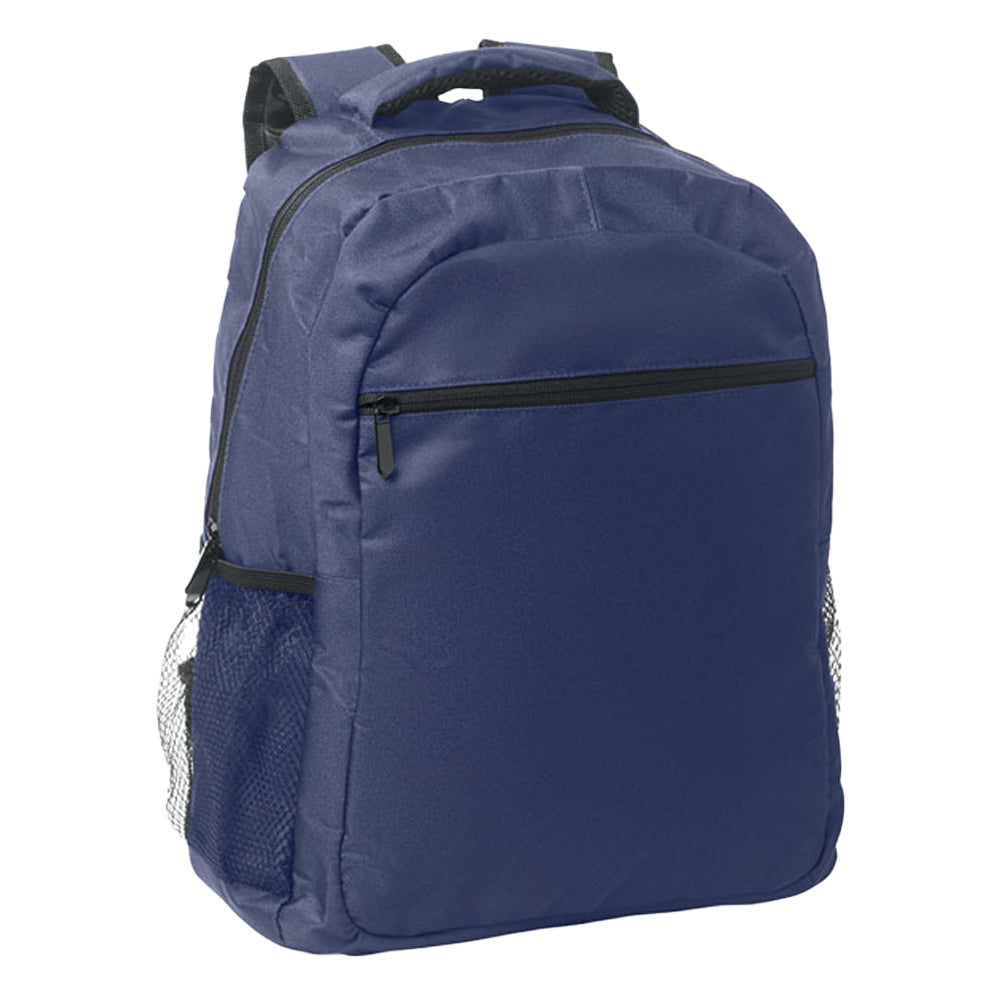Blue - Side - MidOcean Puter - Topper Plain RPET Laptop Backpack