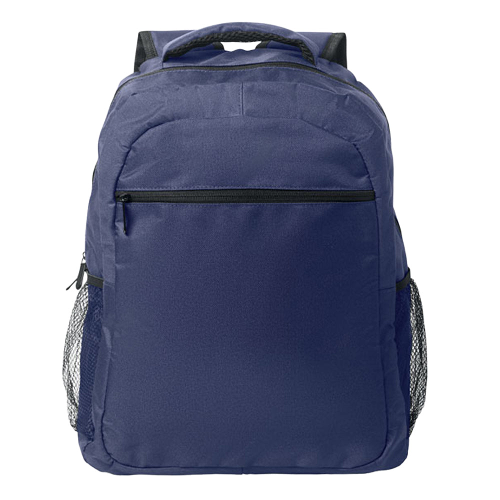 Blue - Front - MidOcean Puter - Topper Plain RPET Laptop Backpack
