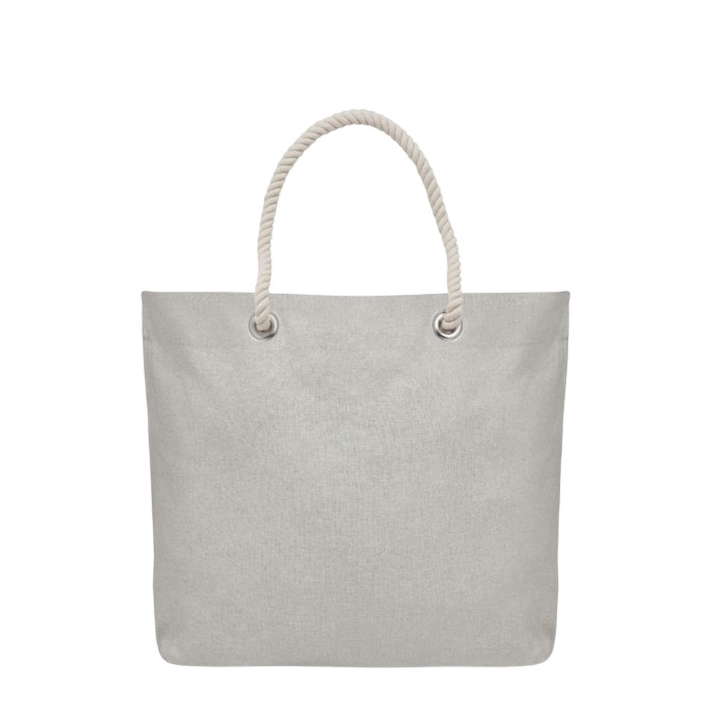 Grey - Side - MidOcean Mare Cord Shopper Bag