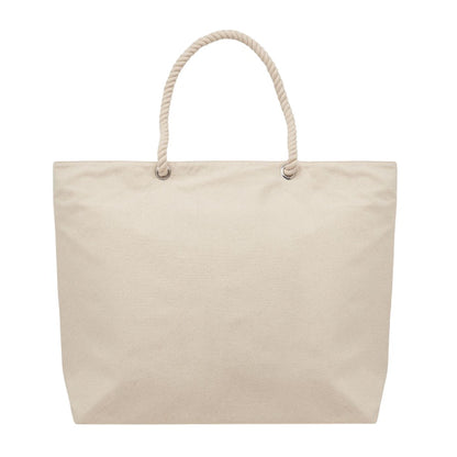 Beige - Side - MidOcean Mare Cord Shopper Bag