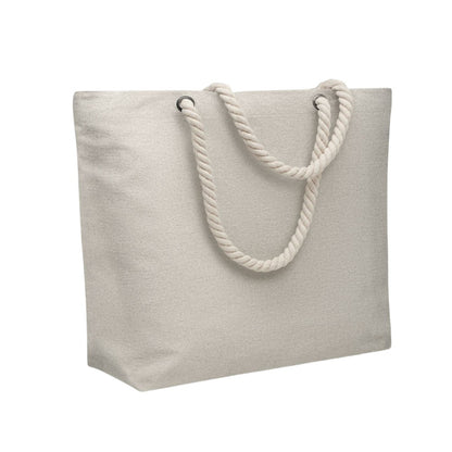 Grey - Front - MidOcean Mare Cord Shopper Bag