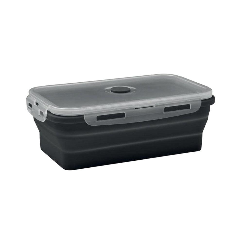 Black - Front - MidOcean Kolapso Silicone Collapsible Lunch Box