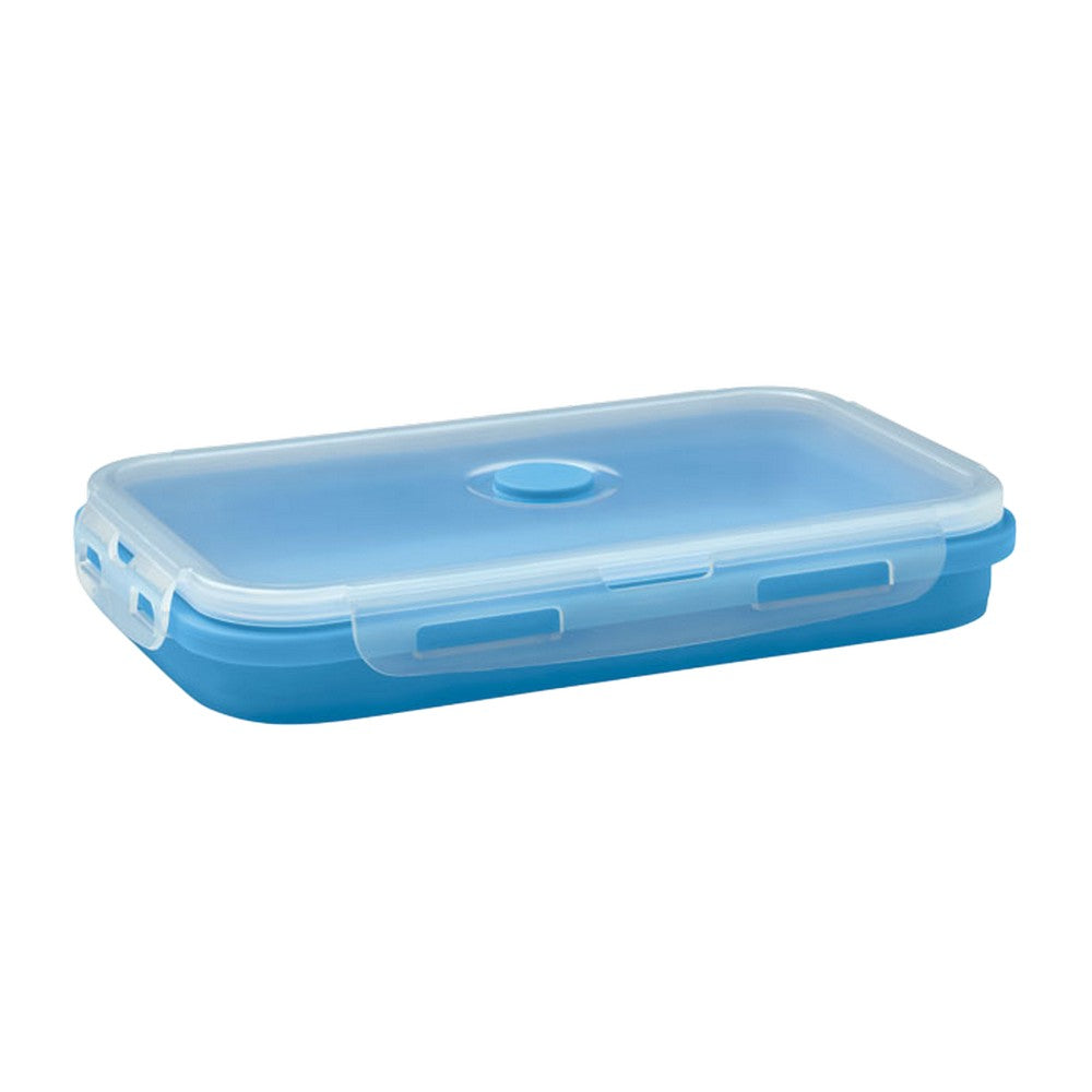 Baby Blue - Back - MidOcean Kolapso Silicone Collapsible Lunch Box
