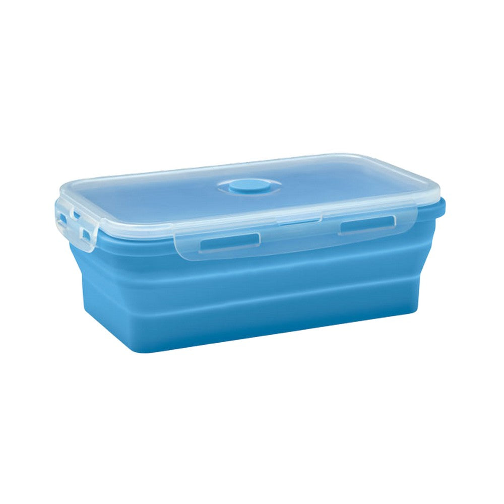 Baby Blue - Front - MidOcean Kolapso Silicone Collapsible Lunch Box