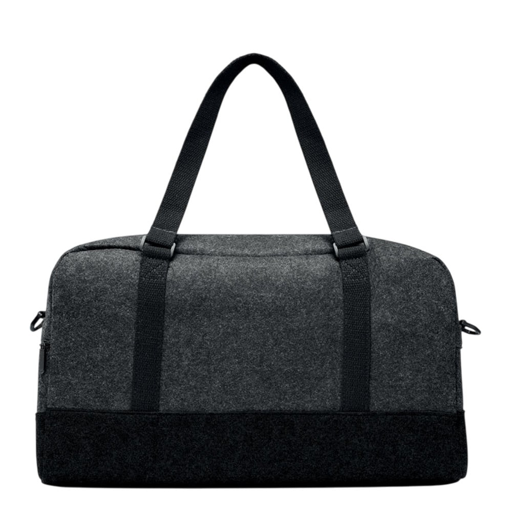 Stone Grey - Back - MidOcean Indico Bag RPET Felt Weekend Bag