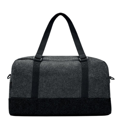 Stone Grey - Back - MidOcean Indico Bag RPET Felt Weekend Bag