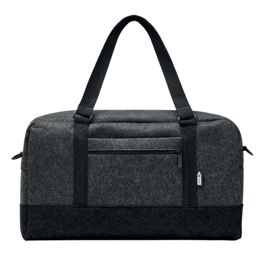 Stone Grey - Front - MidOcean Indico Bag RPET Felt Weekend Bag