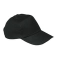 Black - Front - MidOcean Glop Plain Baseball Cap