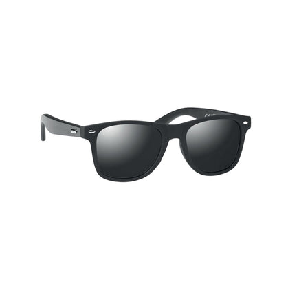 Black - Side - MidOcean Rhodos Bamboo Sunglasses