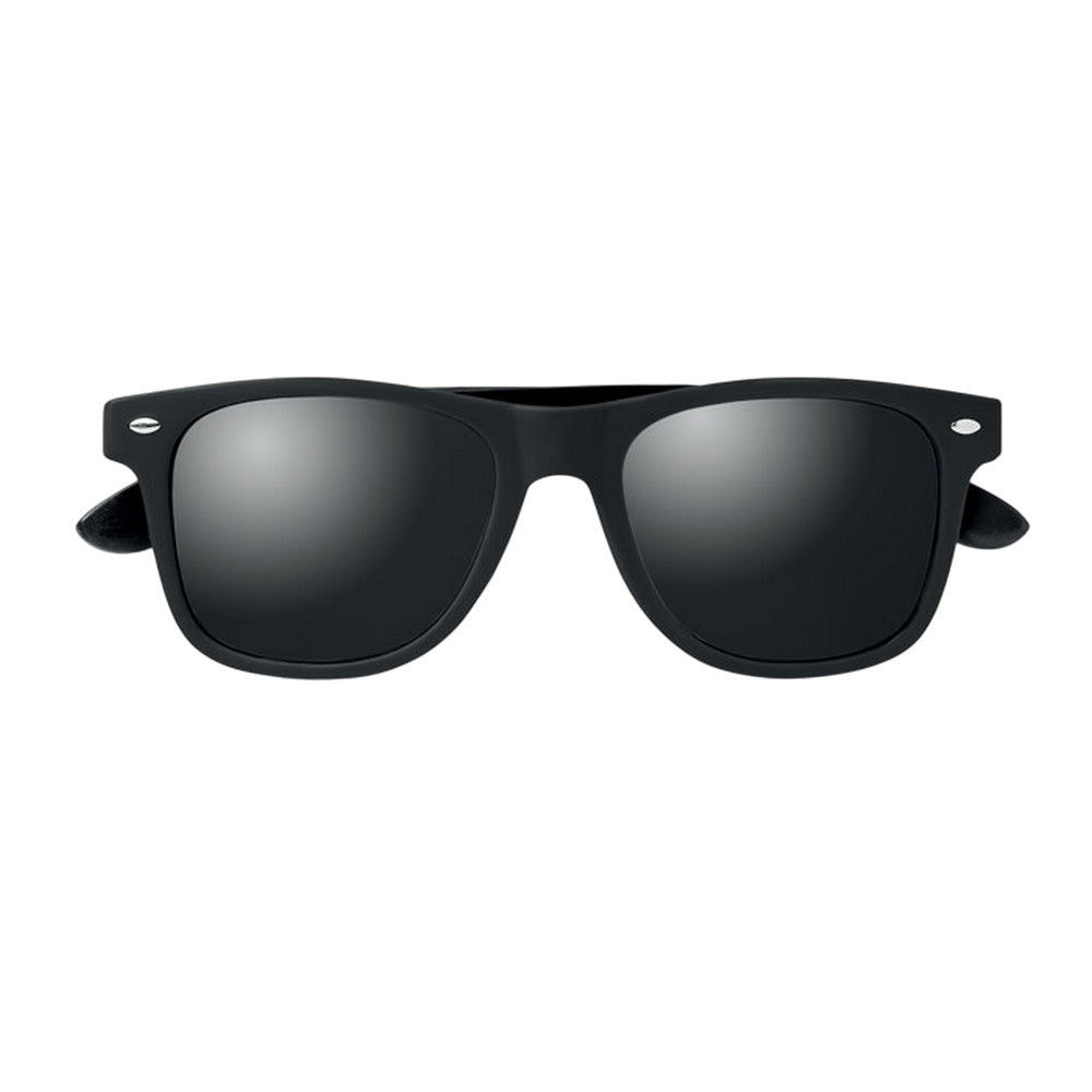 Black - Front - MidOcean Rhodos Bamboo Sunglasses