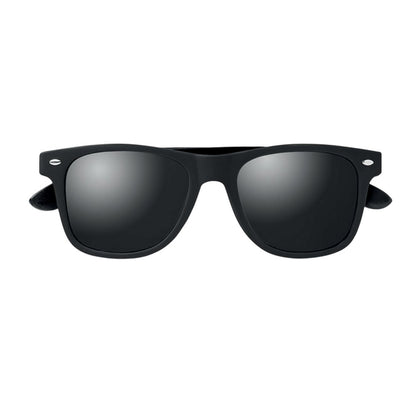 Black - Front - MidOcean Rhodos Bamboo Sunglasses