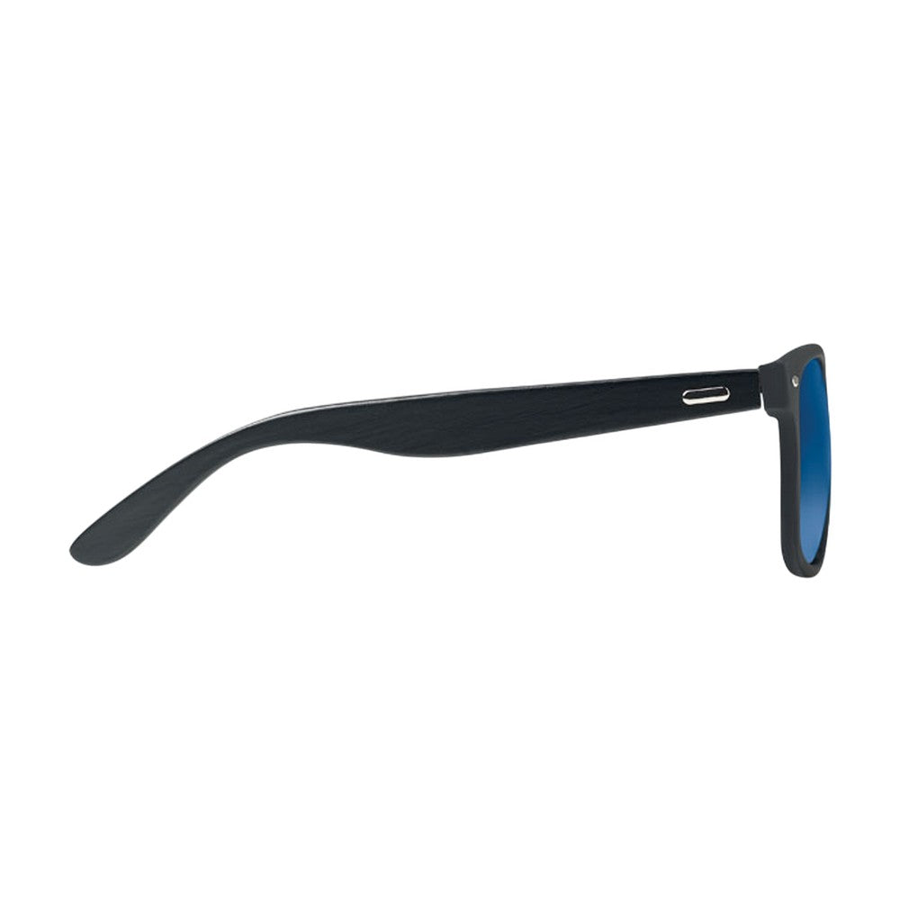 Blue - Back - MidOcean Rhodos Bamboo Sunglasses