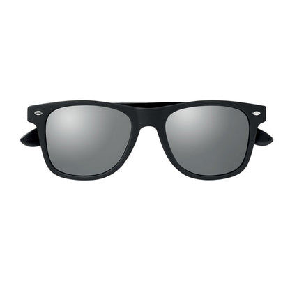 Shiny Silver - Front - MidOcean Rhodos Bamboo Sunglasses