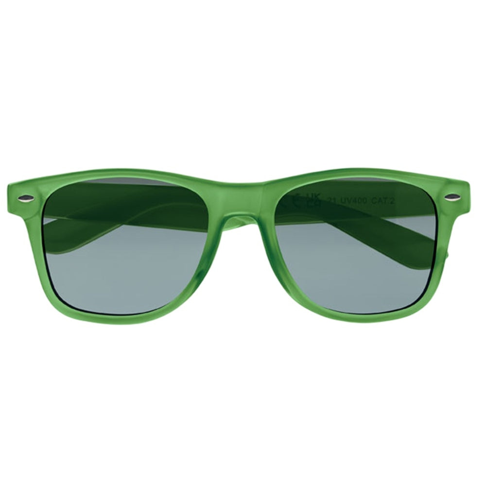 Transparent Green - Front - MidOcean Macusa RPET Sunglasses