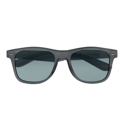 Transparent Grey - Front - MidOcean Macusa RPET Sunglasses