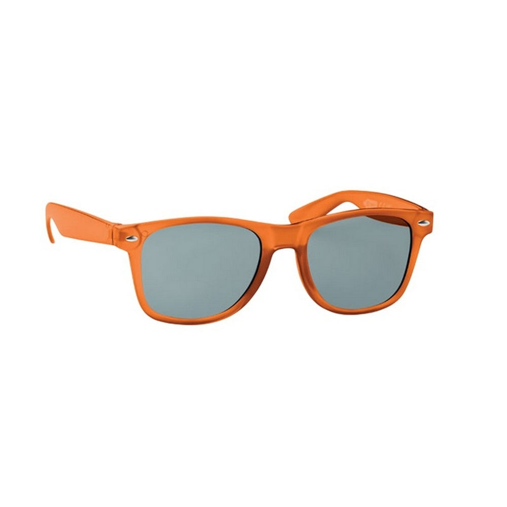 Transparent Orange - Side - MidOcean Macusa RPET Sunglasses