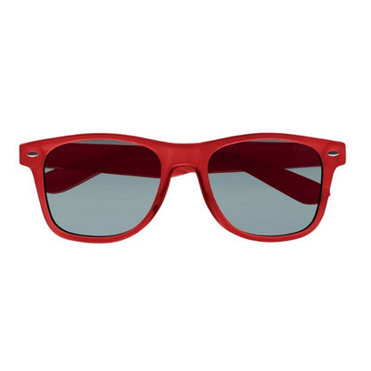 Transparent Red - Front - MidOcean Macusa RPET Sunglasses