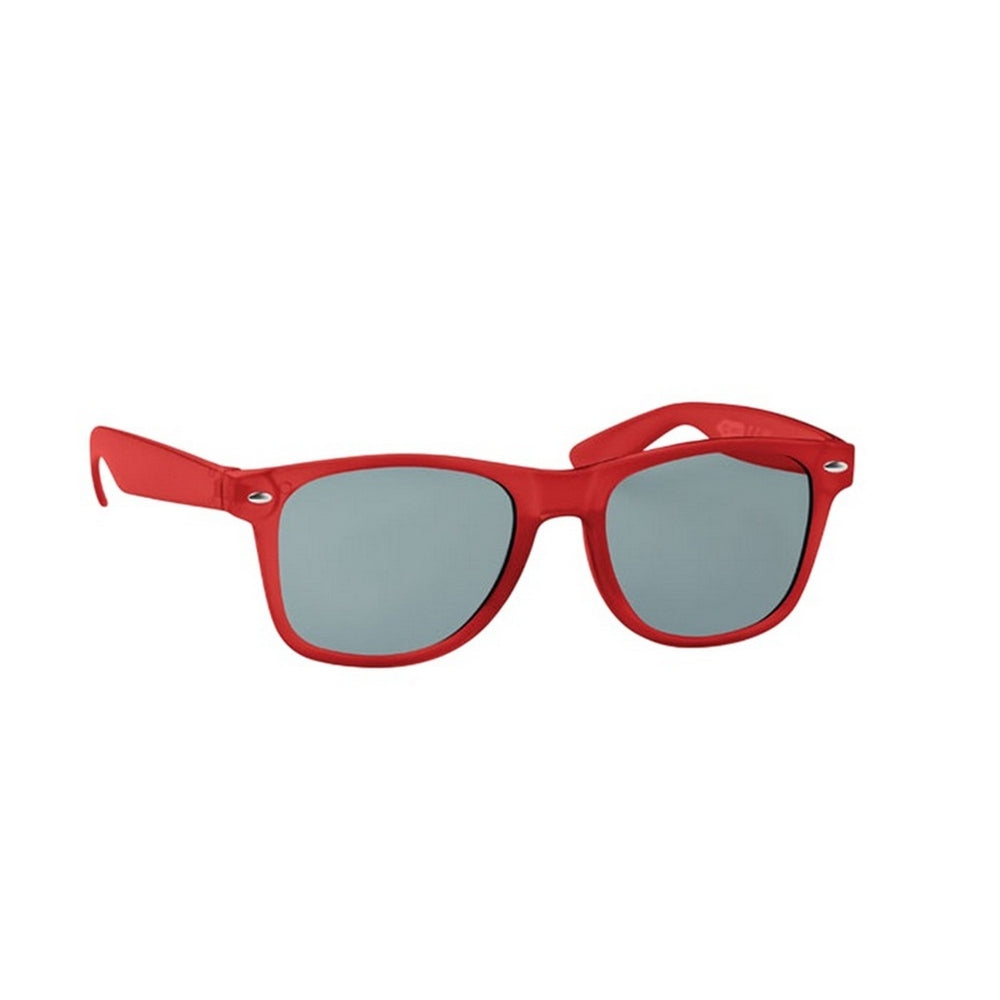 Transparent Red - Side - MidOcean Macusa RPET Sunglasses